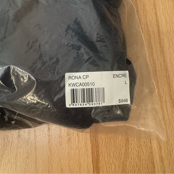 HP🎉 NWT ZADIG & VOLTAIRE Rona 100% Cashmere Long Cardigan Blue Belted Duster LG - Picture 11 of 14